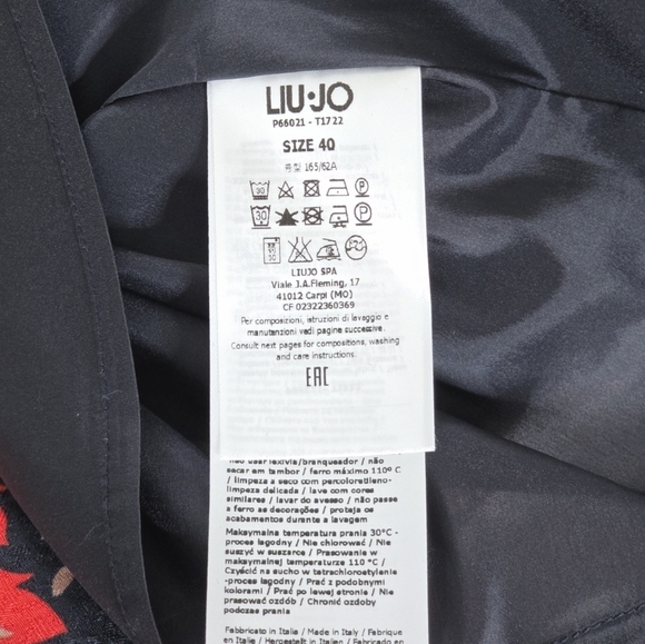 Liu-Jo Jacquard Floral Structured Mini Skirt, Size 4 - Picture 13 of 14